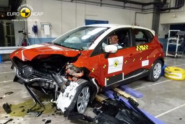 Краш-тест Renault Captur Краш-тест Renault Captur